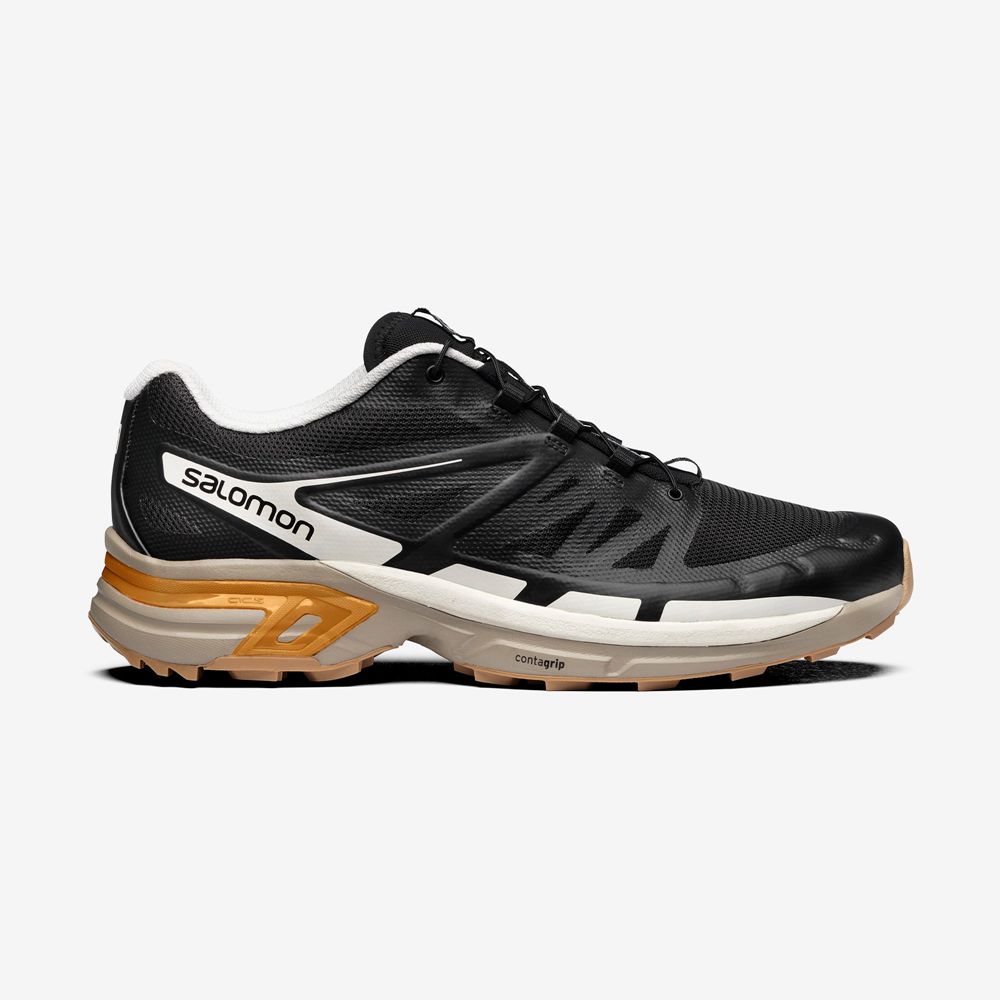 SALOMON UK XT-WINGS 2 - Mens Sneakers Black / Gold,PKEW95432